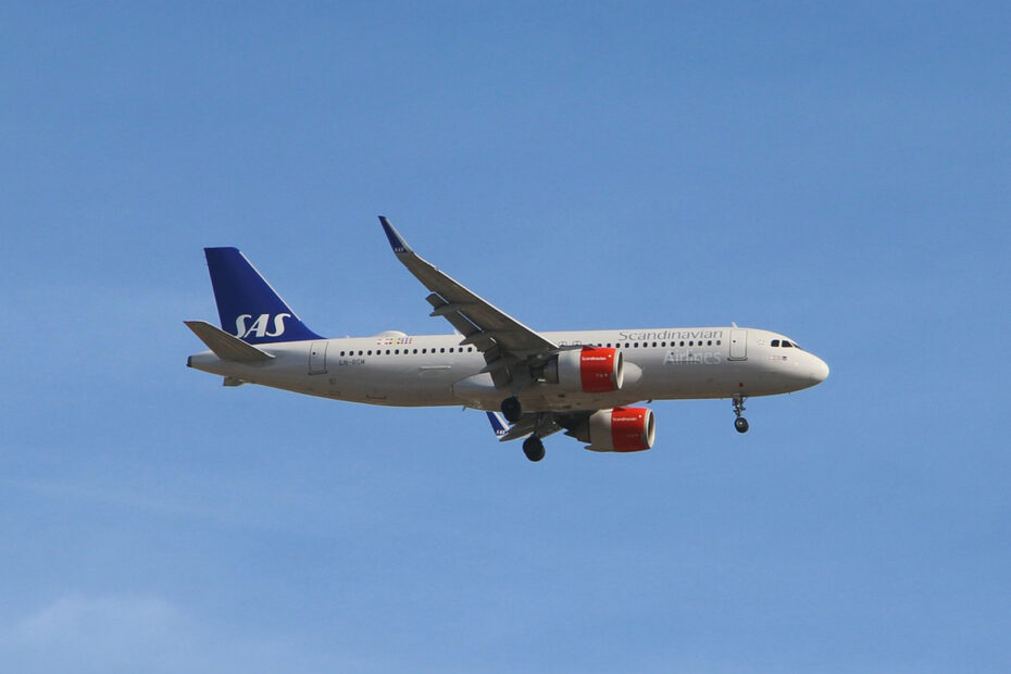 SAS airplane